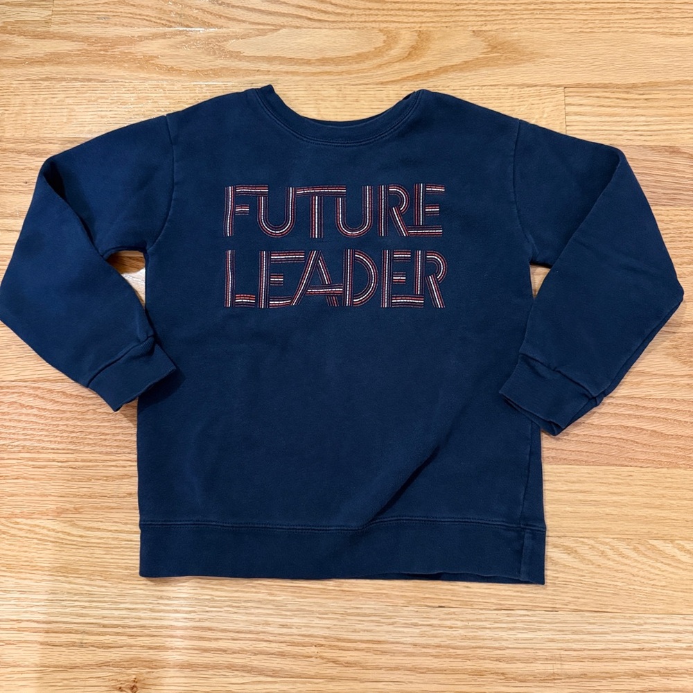 Navy Blue 'Future Leader' Sweatshirt